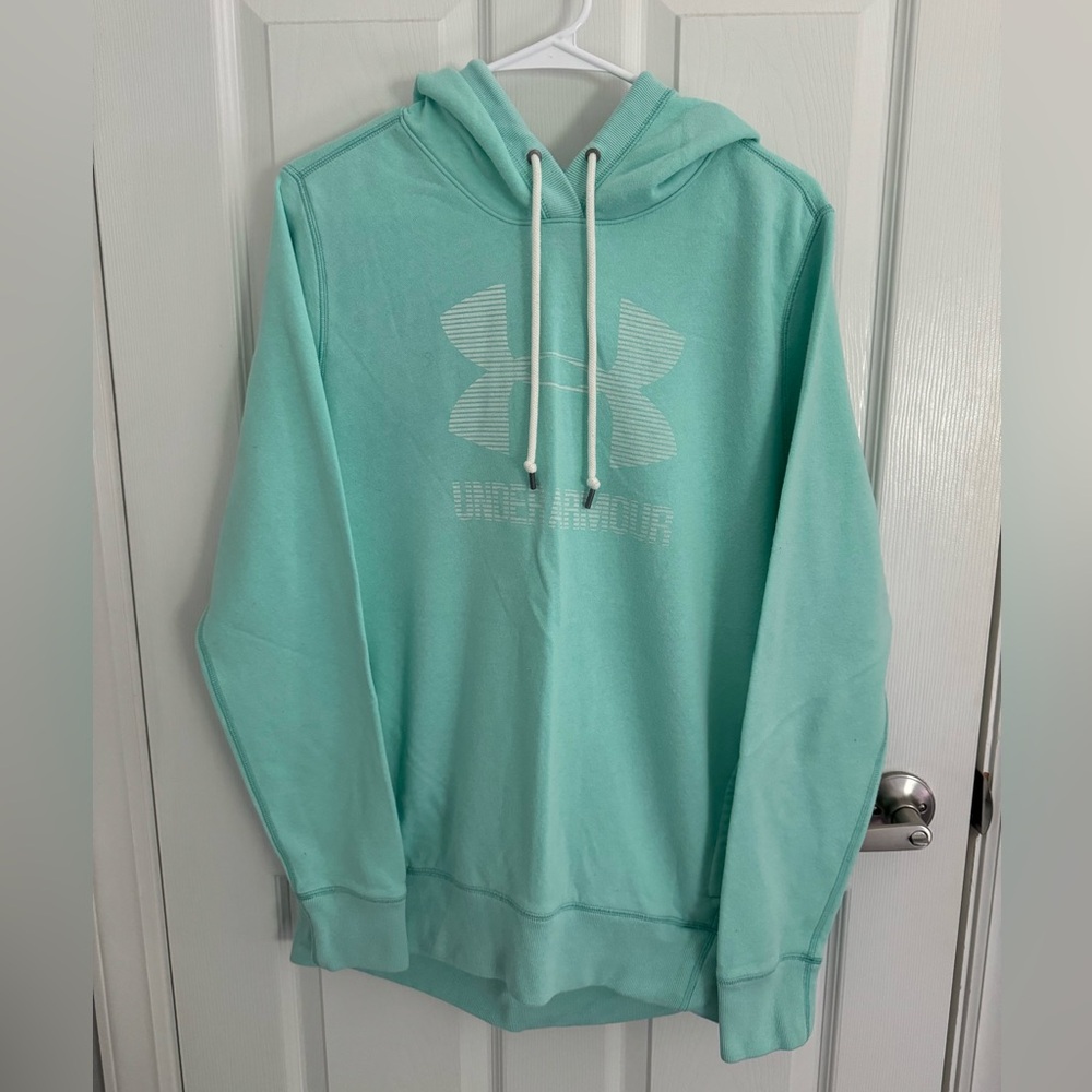 Under Armour Women’s Hoodie/Sweatshirt, Mint Green, Size L